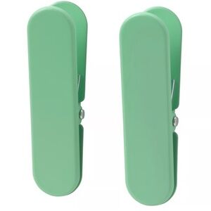IKEA SKÅDIS SKADIS Clip, Green, 2 Pack (206.060.22) NEW